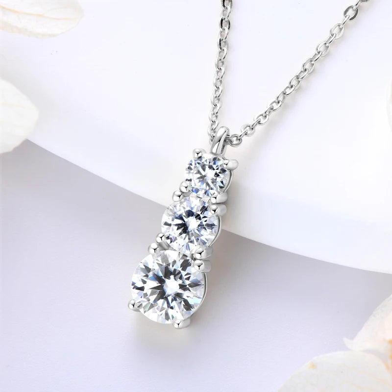 Trinity Stack Pendant Necklace