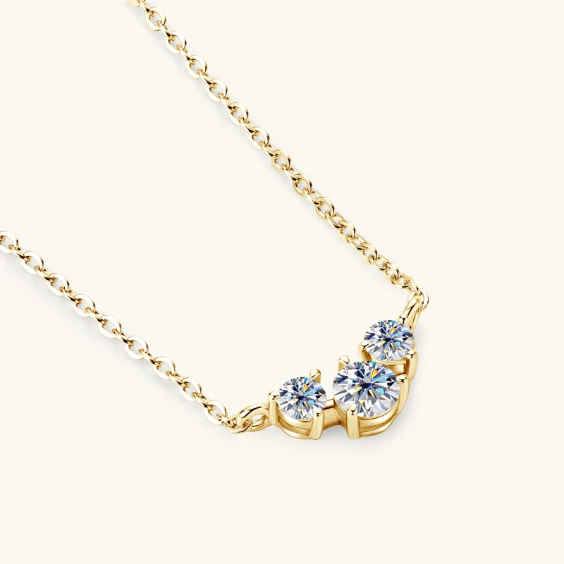 Offset Trinity Necklace