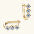 Trinity Lever-Back Earrings
