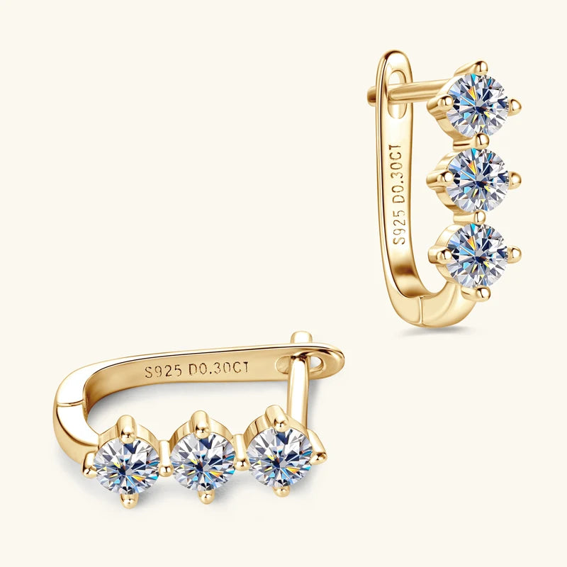 Trinity Lever-Back Earrings