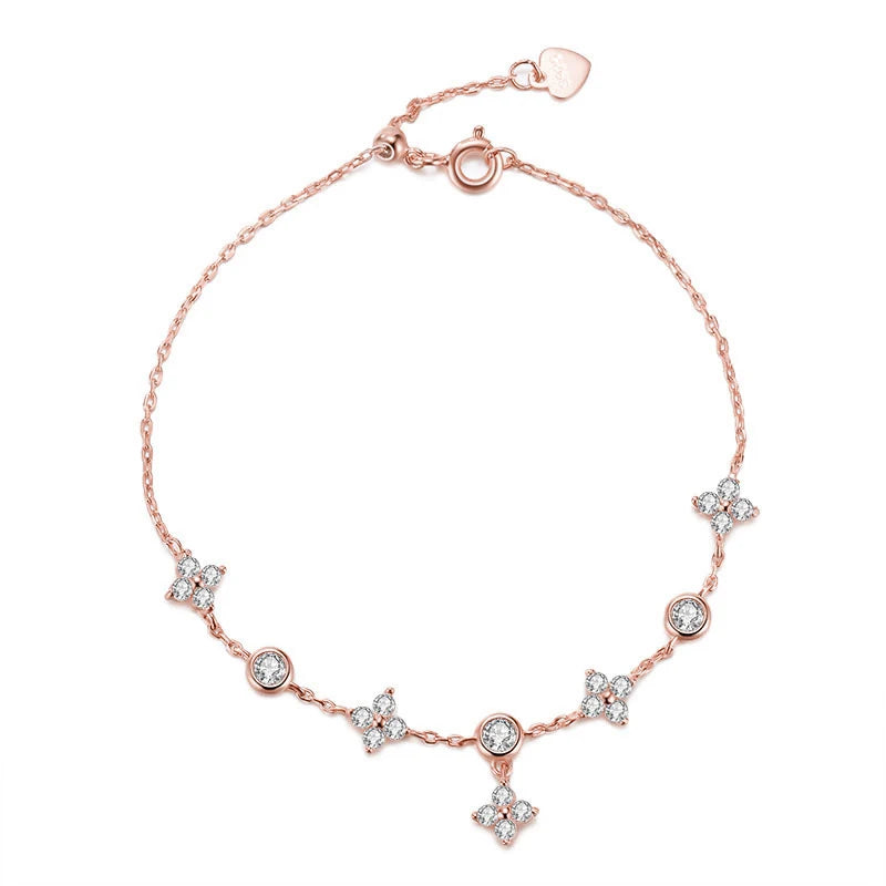 Four Leaf Satellite Bracelet