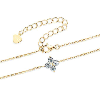 Dainty Four Leaf Bracelet