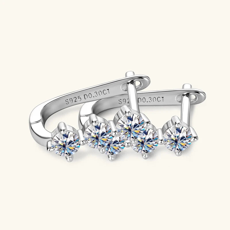 Trinity Lever-Back Earrings