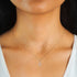 Drop Cross Pendant Necklace