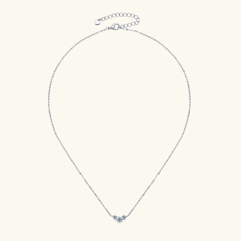 Offset Trinity Necklace