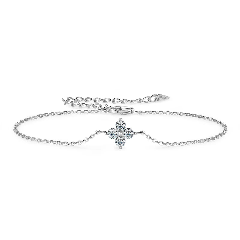 Dainty Four Leaf Bracelet