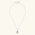 Moonlit Solitaire Pendant Necklace