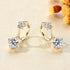Floral Huggie Earring