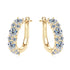 Stacked Huggie Earrings