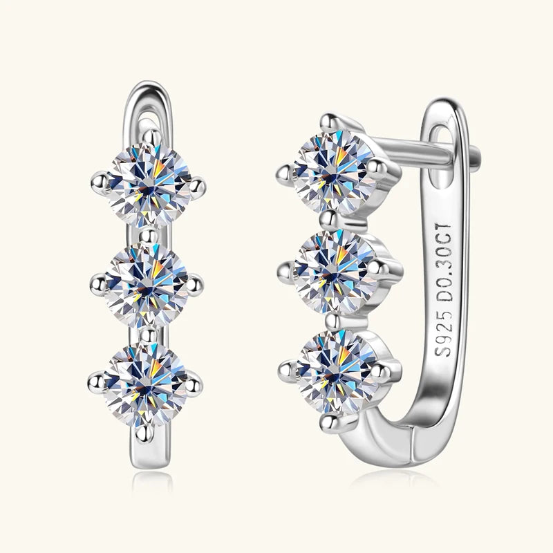 Trinity Lever-Back Earrings