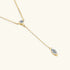 Marquise Lariat Necklace