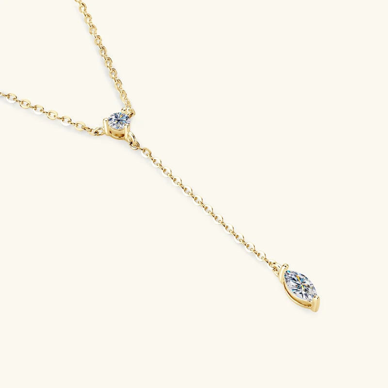 Marquise Lariat Necklace