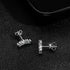 Curved Trinity Earrings