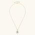 Moonlit Solitaire Pendant Necklace