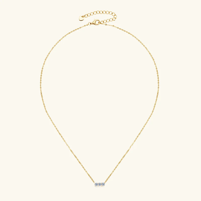 Straight Trinity Necklace