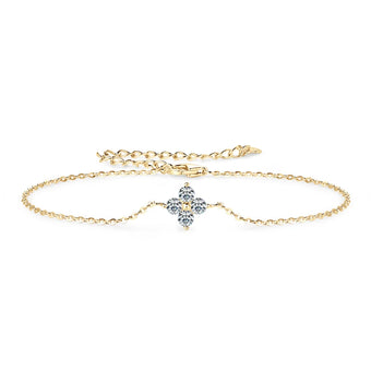 Dainty Four Leaf Bracelet