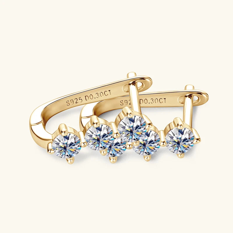 Trinity Lever-Back Earrings