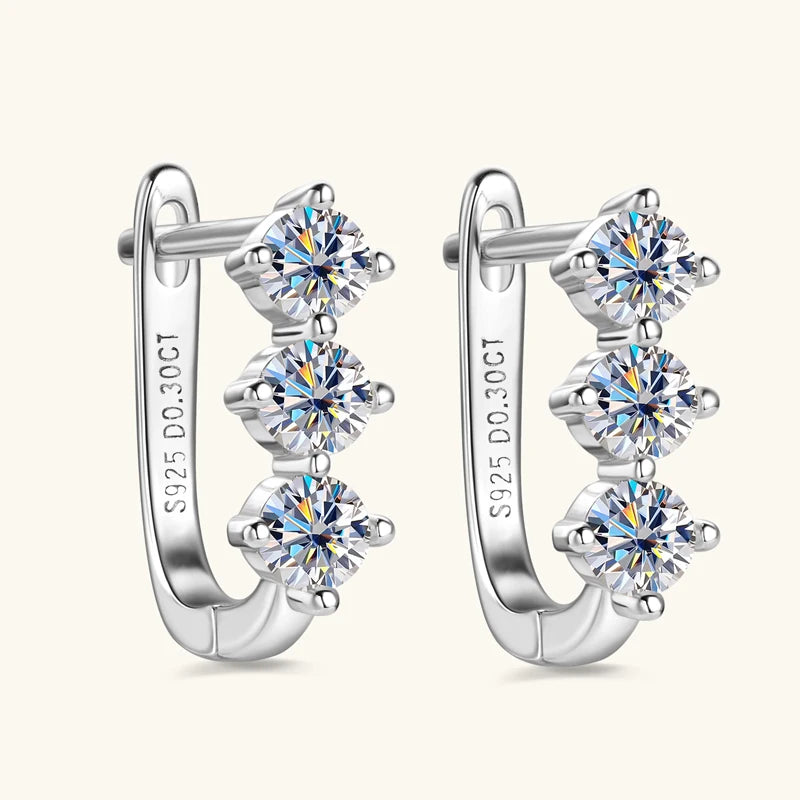Trinity Lever-Back Earrings