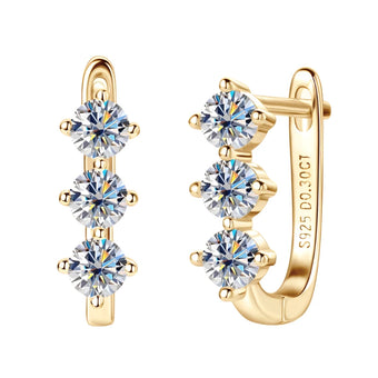 Trinity Lever-Back Earrings
