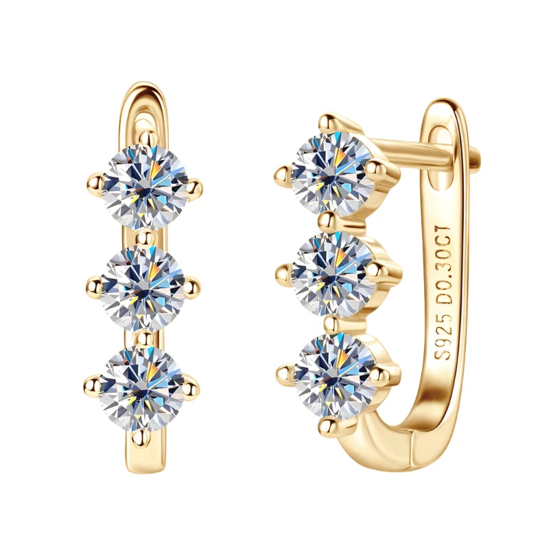 Trinity Lever-Back Earrings