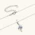Solitaire Ribbon Pendant Necklace