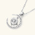 Moonlit Solitaire Pendant Necklace