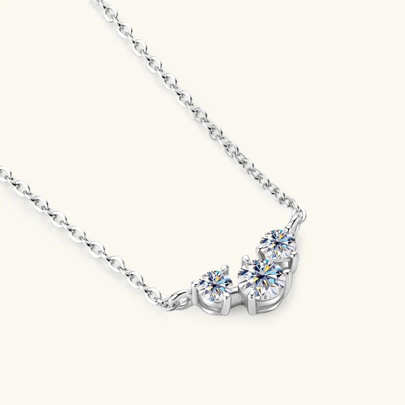 Offset Trinity Necklace