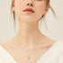 Solitaire Hook Pendant Necklace