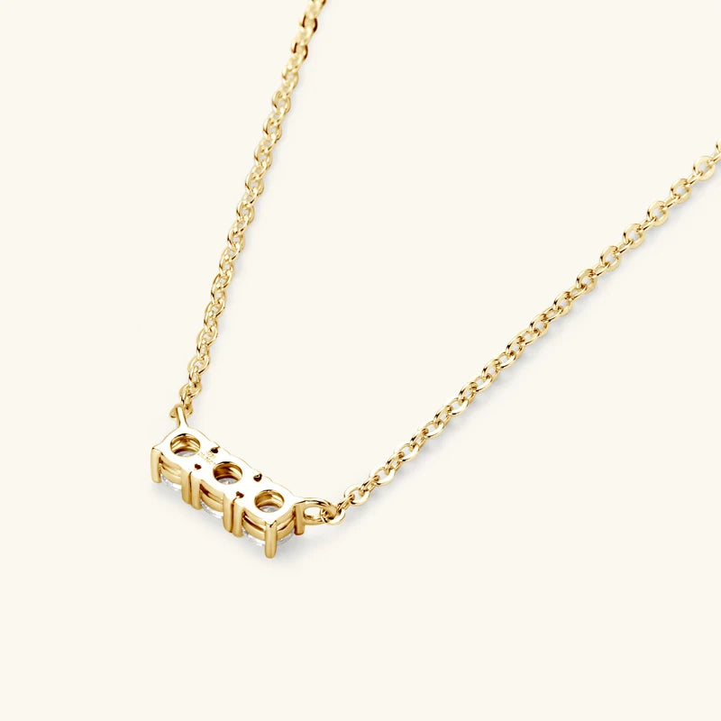 Straight Trinity Necklace