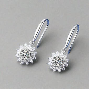 Sunflower Dangle Earrings