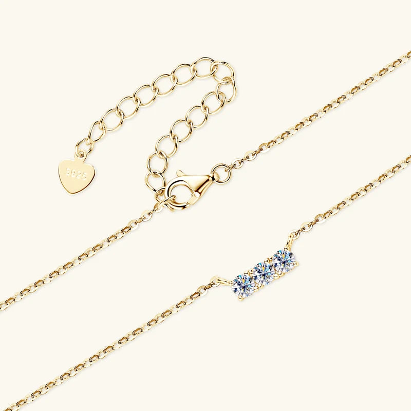 Straight Trinity Necklace