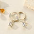 Floral Huggie Earring