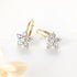 Floral Leverback Earrings