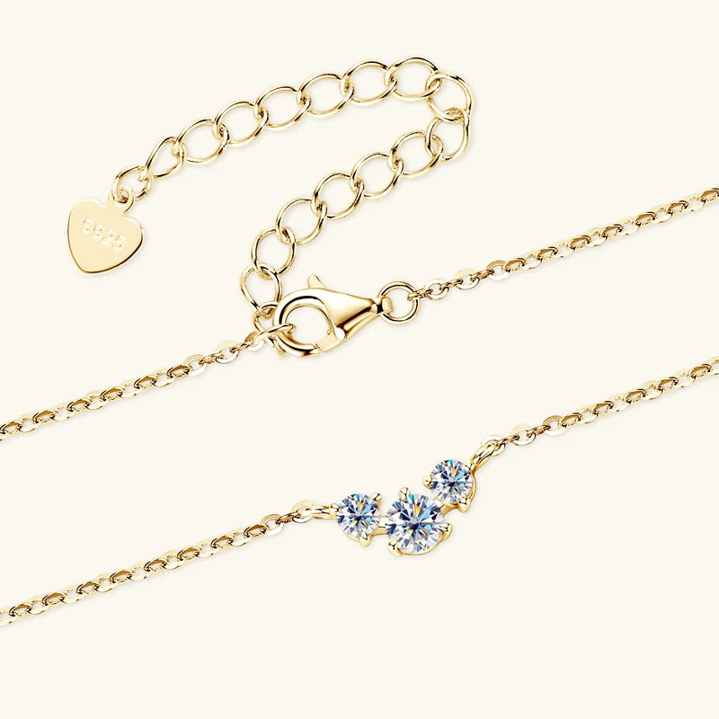 Offset Trinity Necklace