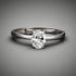 Oval Solitaire Ring