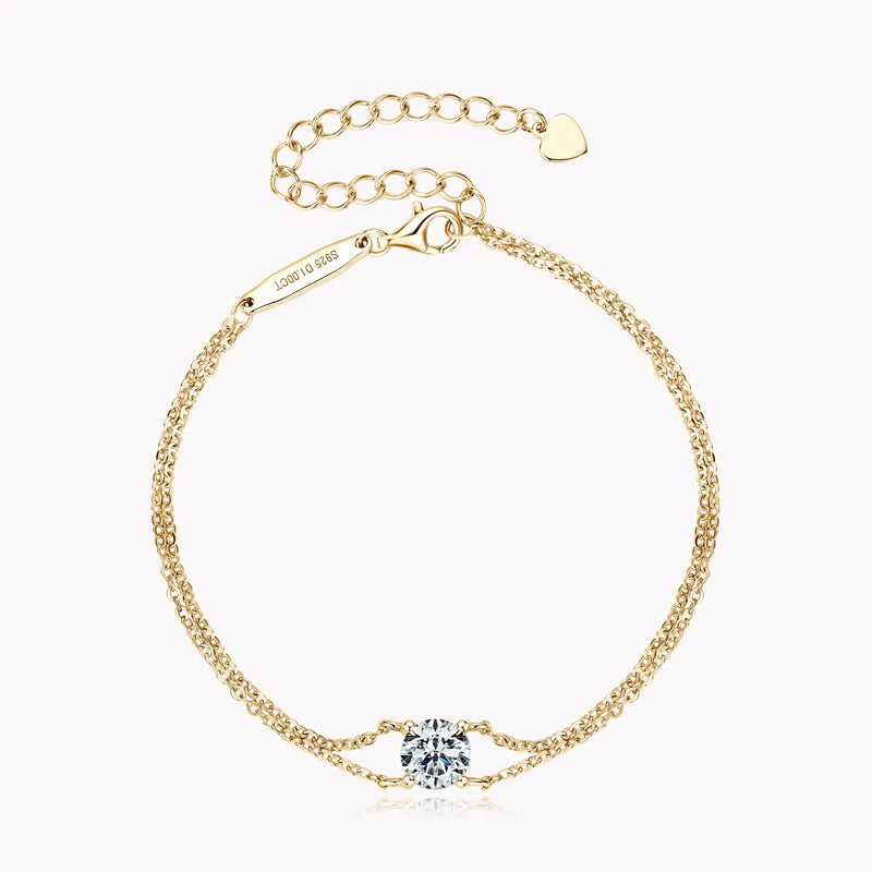 Dainty Solitaire Bracelet