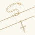Drop Cross Pendant Necklace