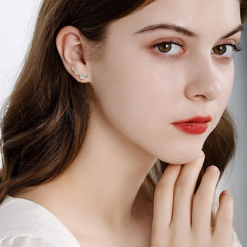 Celestial Crescent Earrings