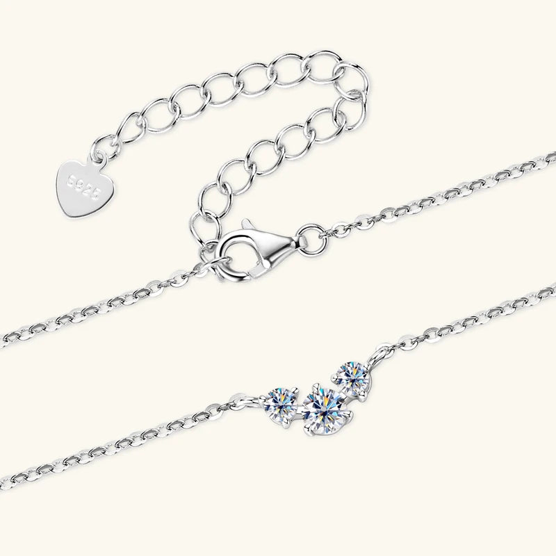 Offset Trinity Necklace