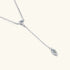Marquise Lariat Necklace