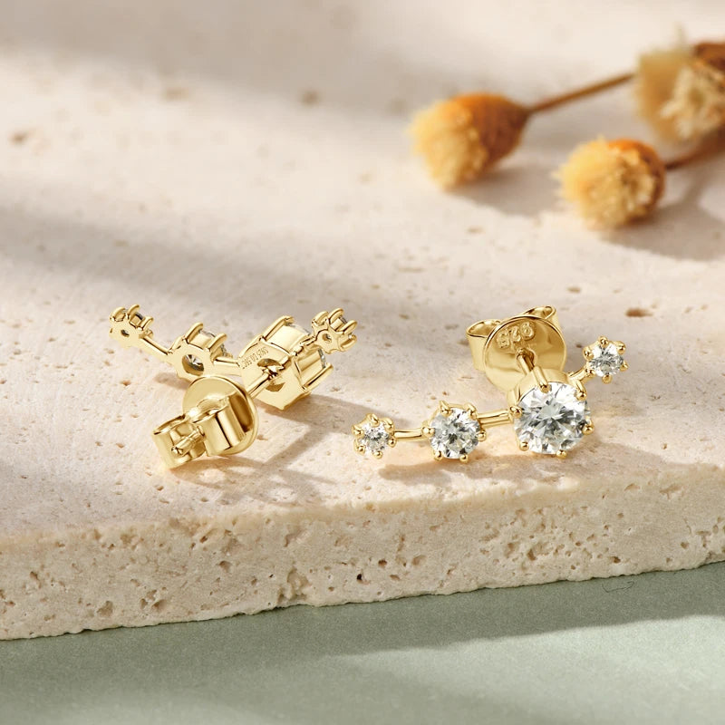 Celestial Crescent Earrings